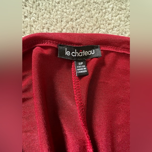 Le chateau brand new, size small maroon,red wine color tunic. - Picture 5 of 8